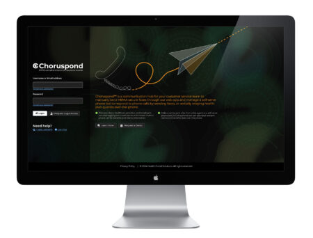 Choruspond Web App mock-up