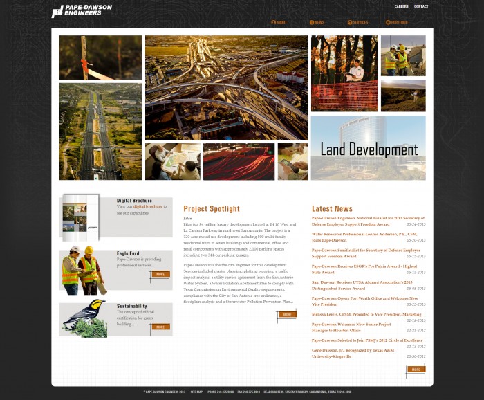 Pape-Dawson Engineers - Website Design